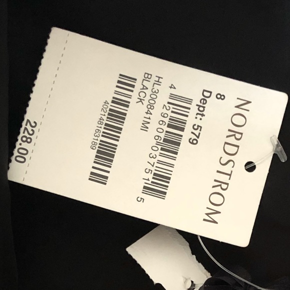 NWT Trouve Leather Black High Low Pen Skirt Size 8 - Picture 5 of 5